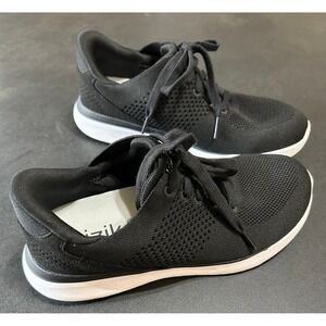 Kizik Lima Sneakers Women's 7 X-Wide Black Hands-Free Slip On Comfort Shoes